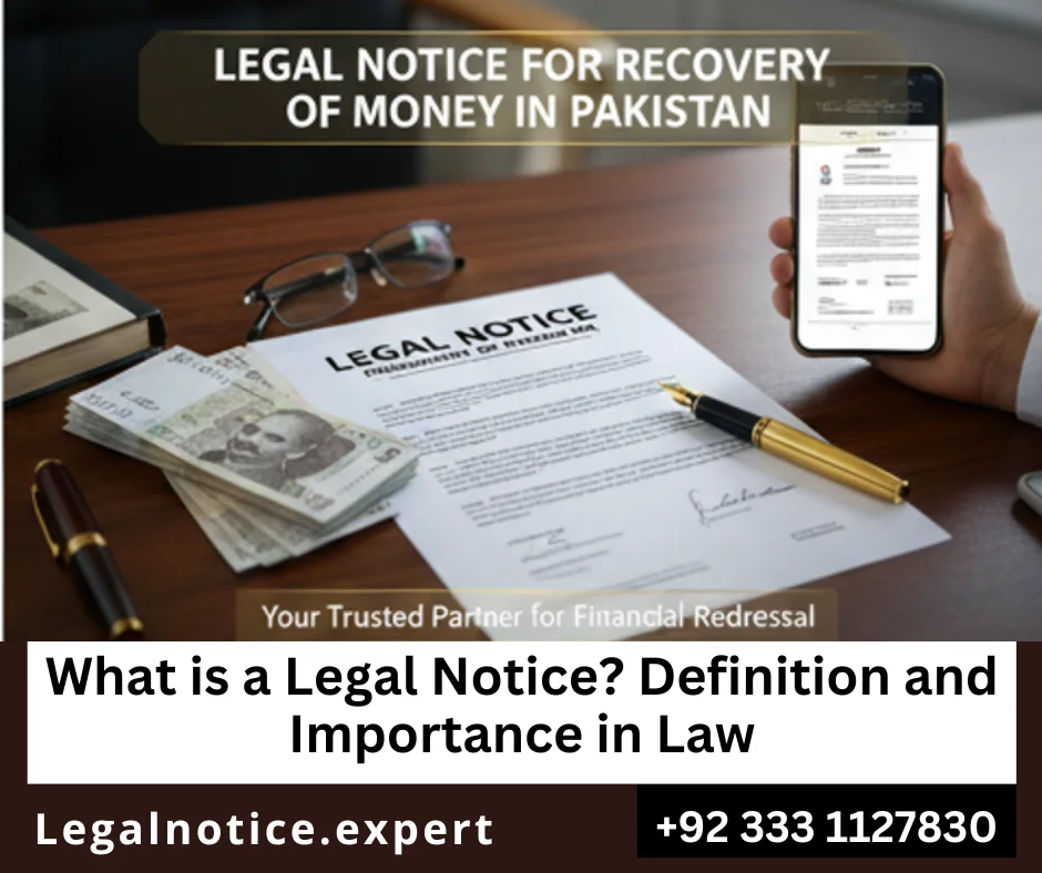 professional legal notice drafting process by lawyers